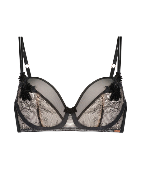 Kelsey Non-Padded Underwired Bra Lucy Hale, Black