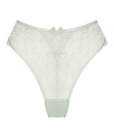 Meghan High Brazilian Knickers, Green