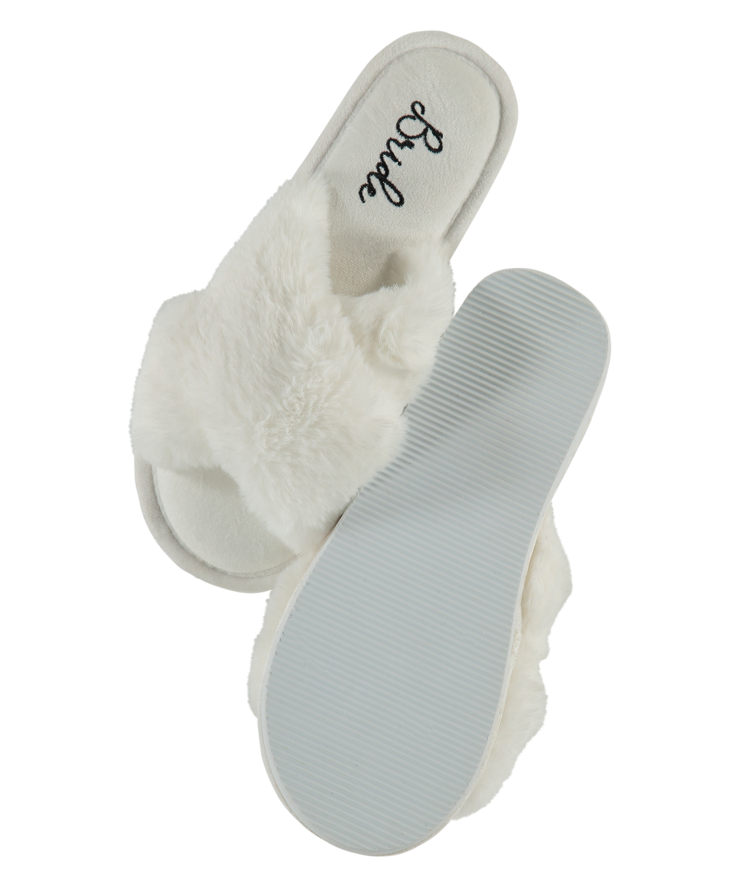 Bridal Slippers, White, main