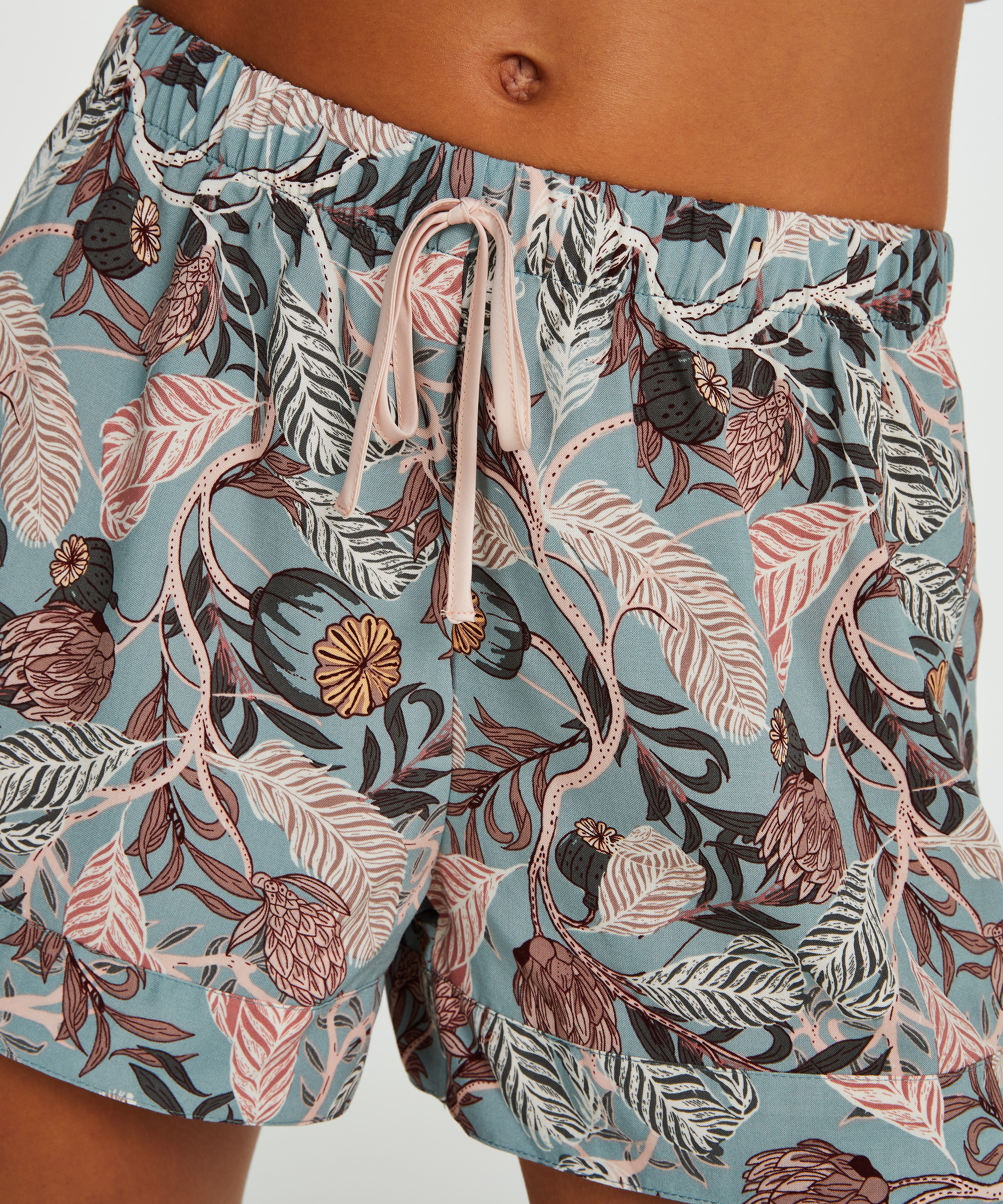 Pyjama Shorts, Grey, main