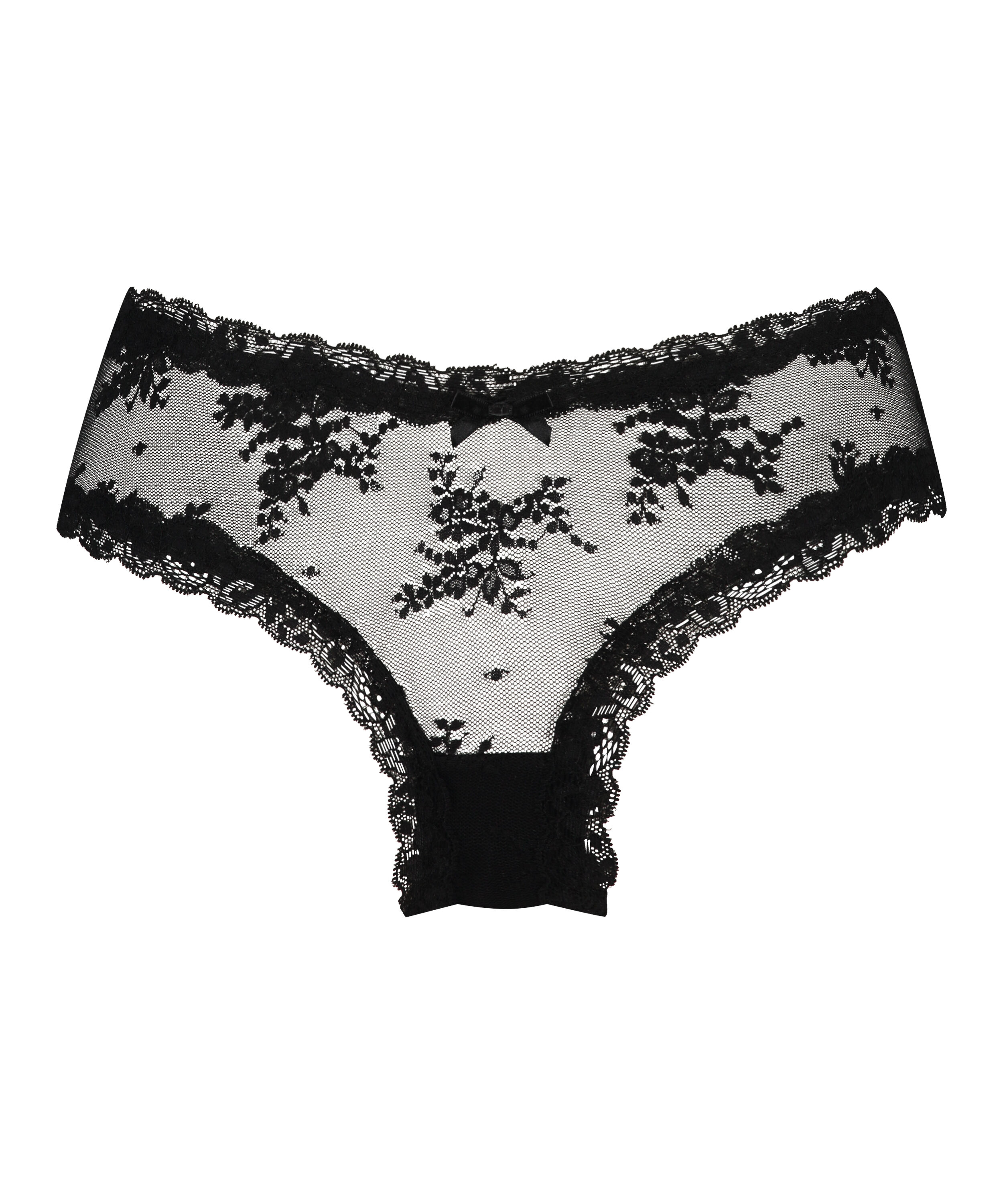 V-shape Mesh Brazilian, Black