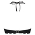 Scallop push-up underwired bikini top Cup A - E, Black