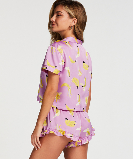 Satin Shorts, Purple