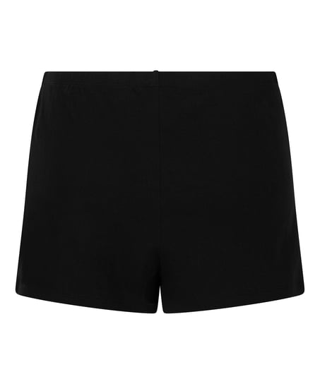 Pointelle shorts, Black