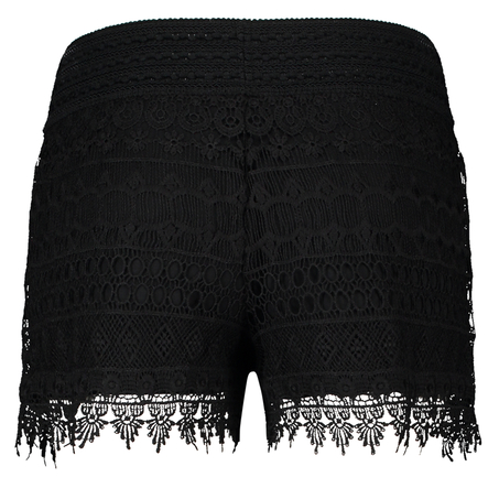 Crochetta Shorts, Black