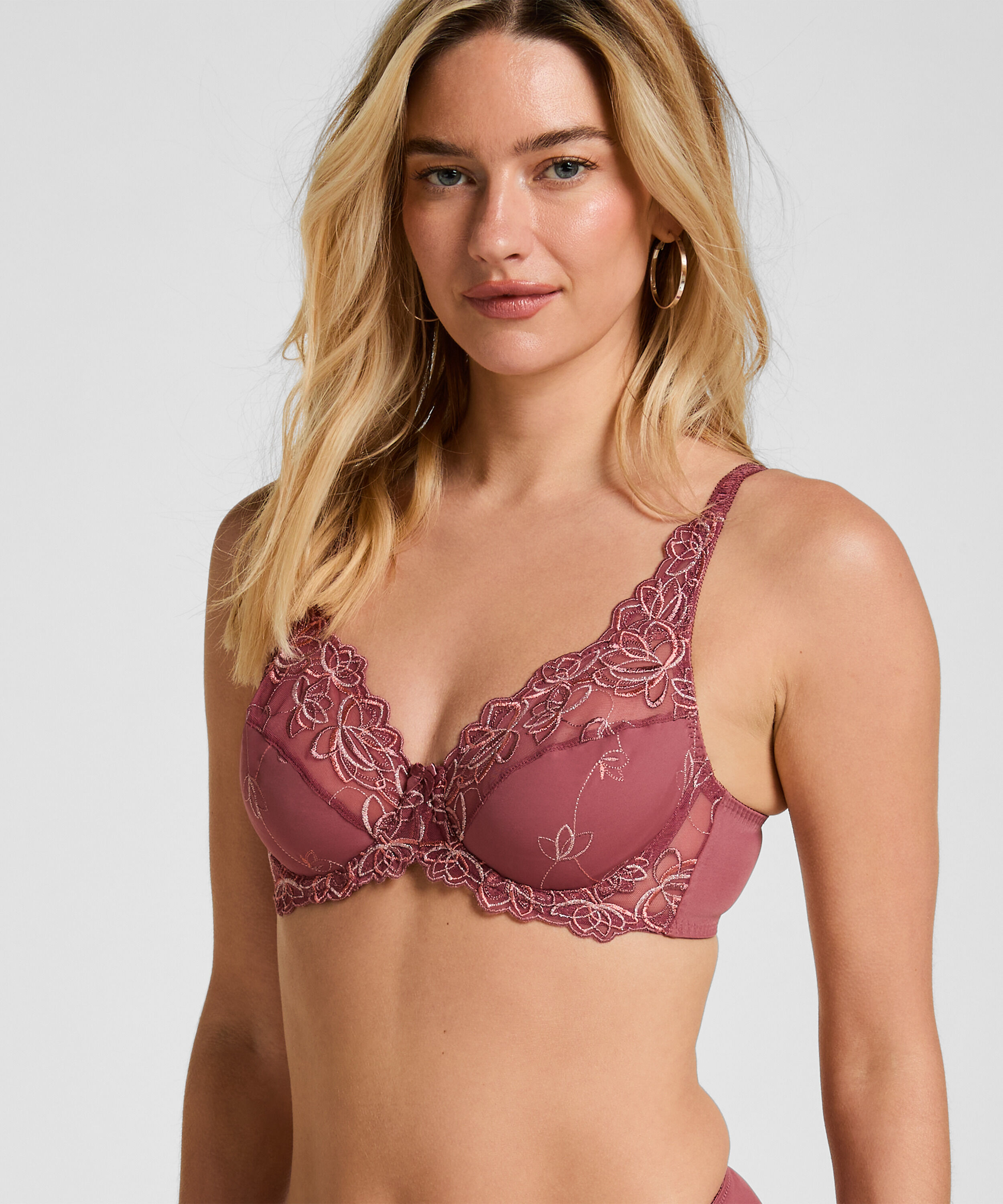 Diva Non-Padded Underwired Bra, Purple Diva Non-Padded Underwired Bra, Purple