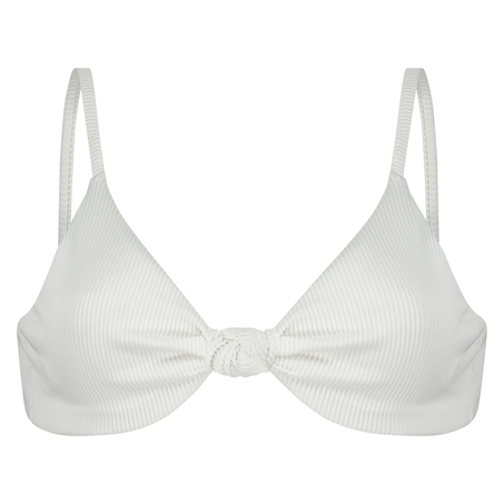 Sacramento Triangle Bikini Top, White