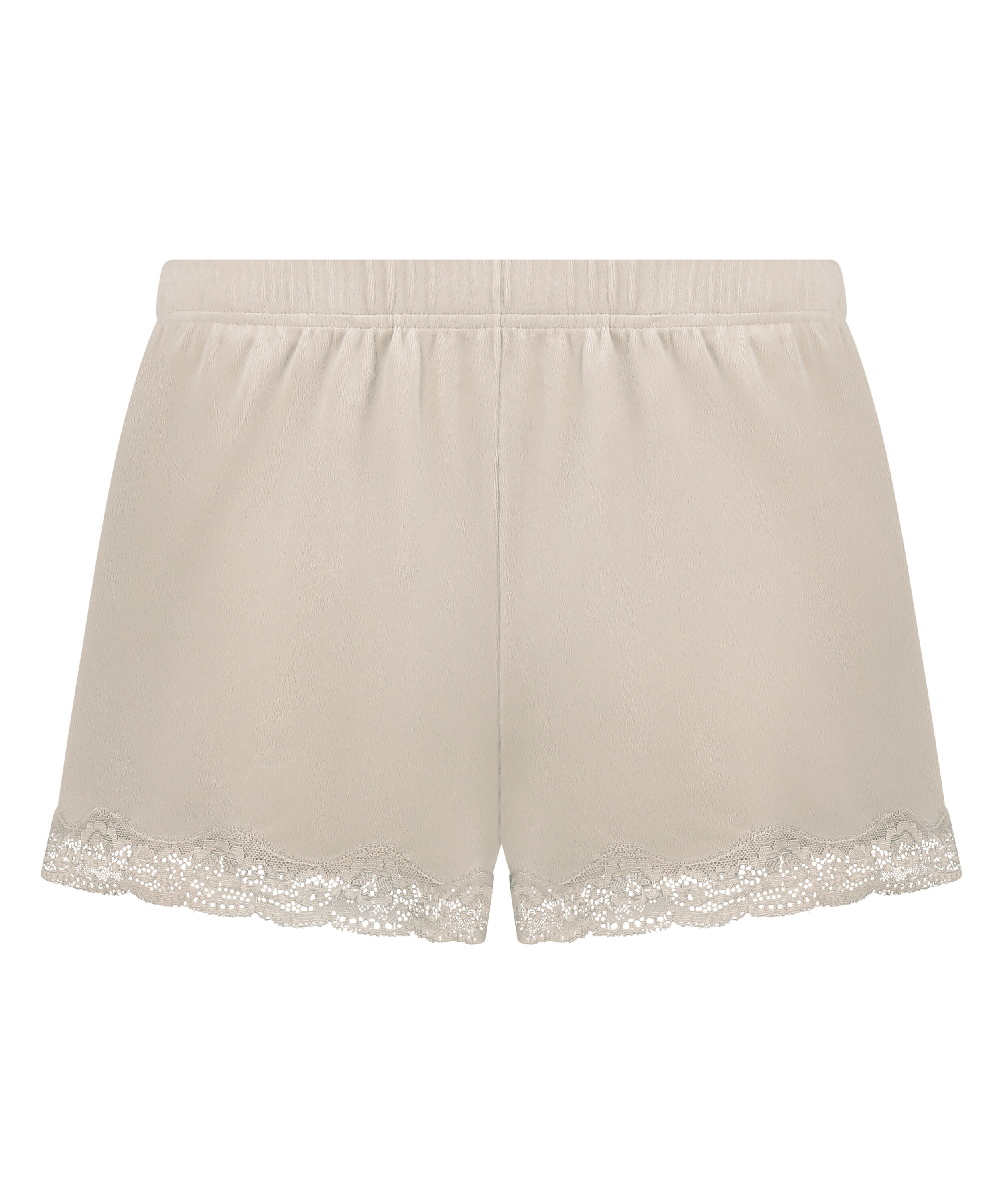Short Velours Lace, Beige
