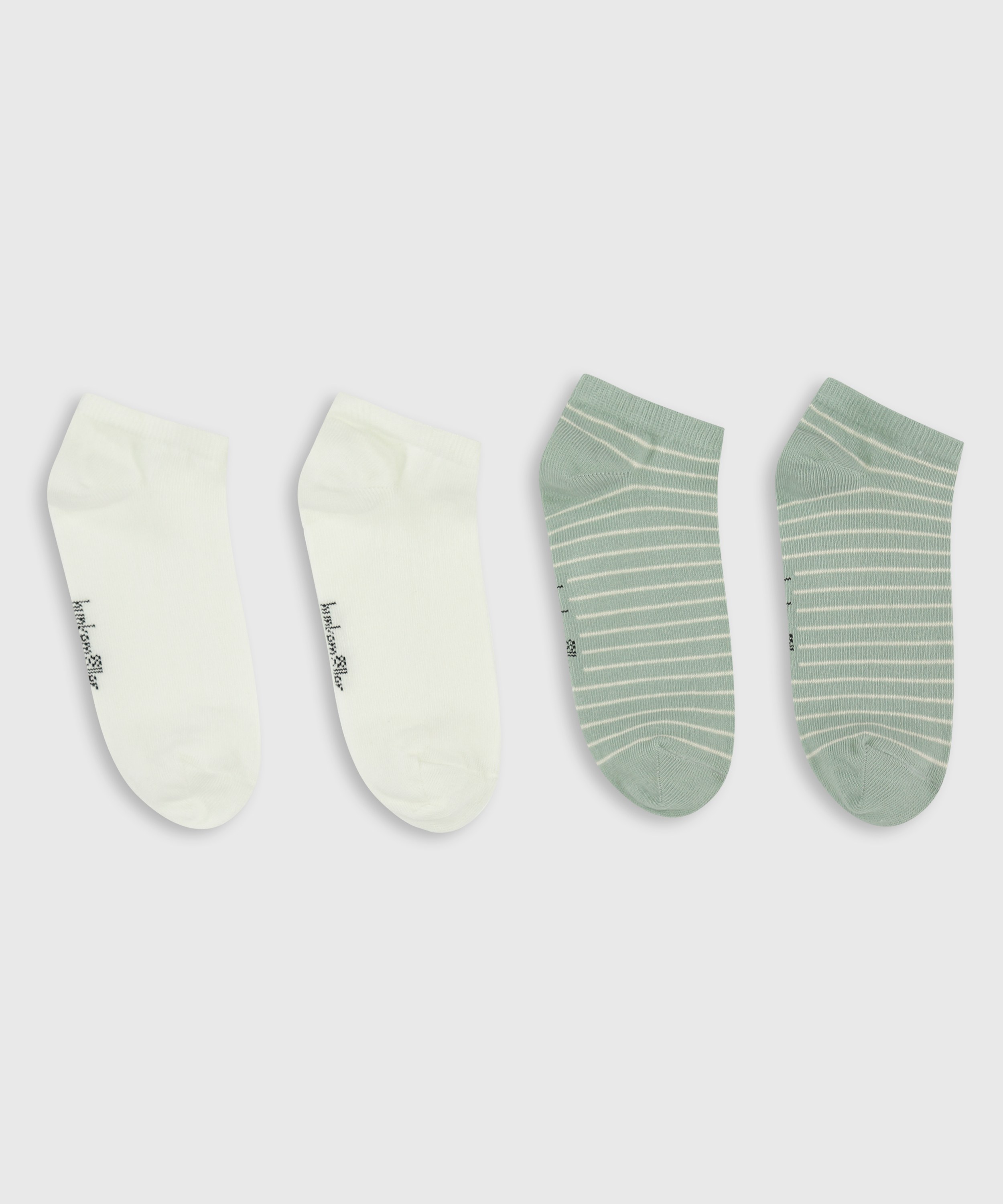 2 Pairs Of Socks, White, main