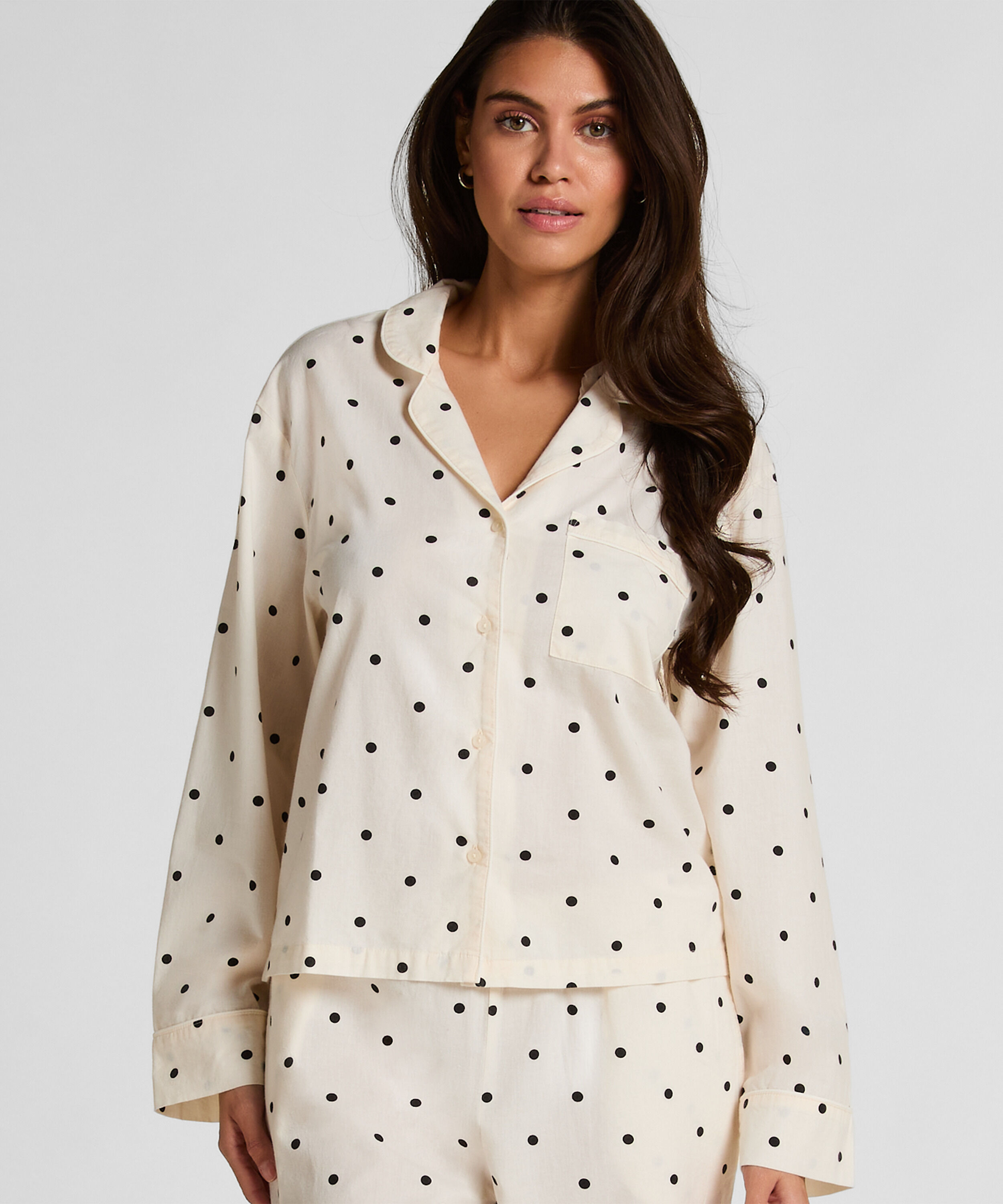 Jacket Cotton Dot, White Jacket Cotton Dot, White
