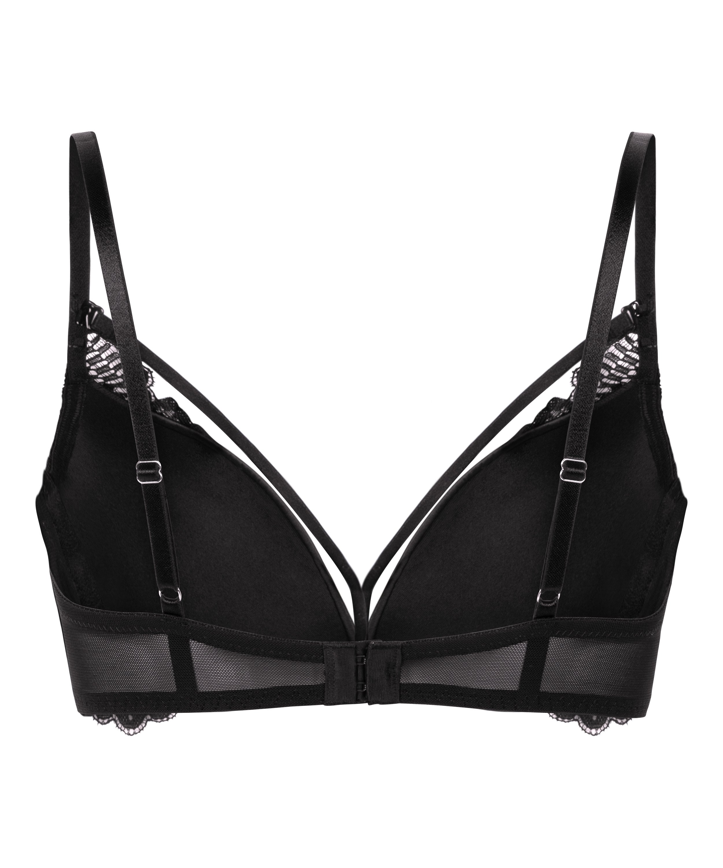 Whitney Padded Underwired Maximizer Bra, Black, main