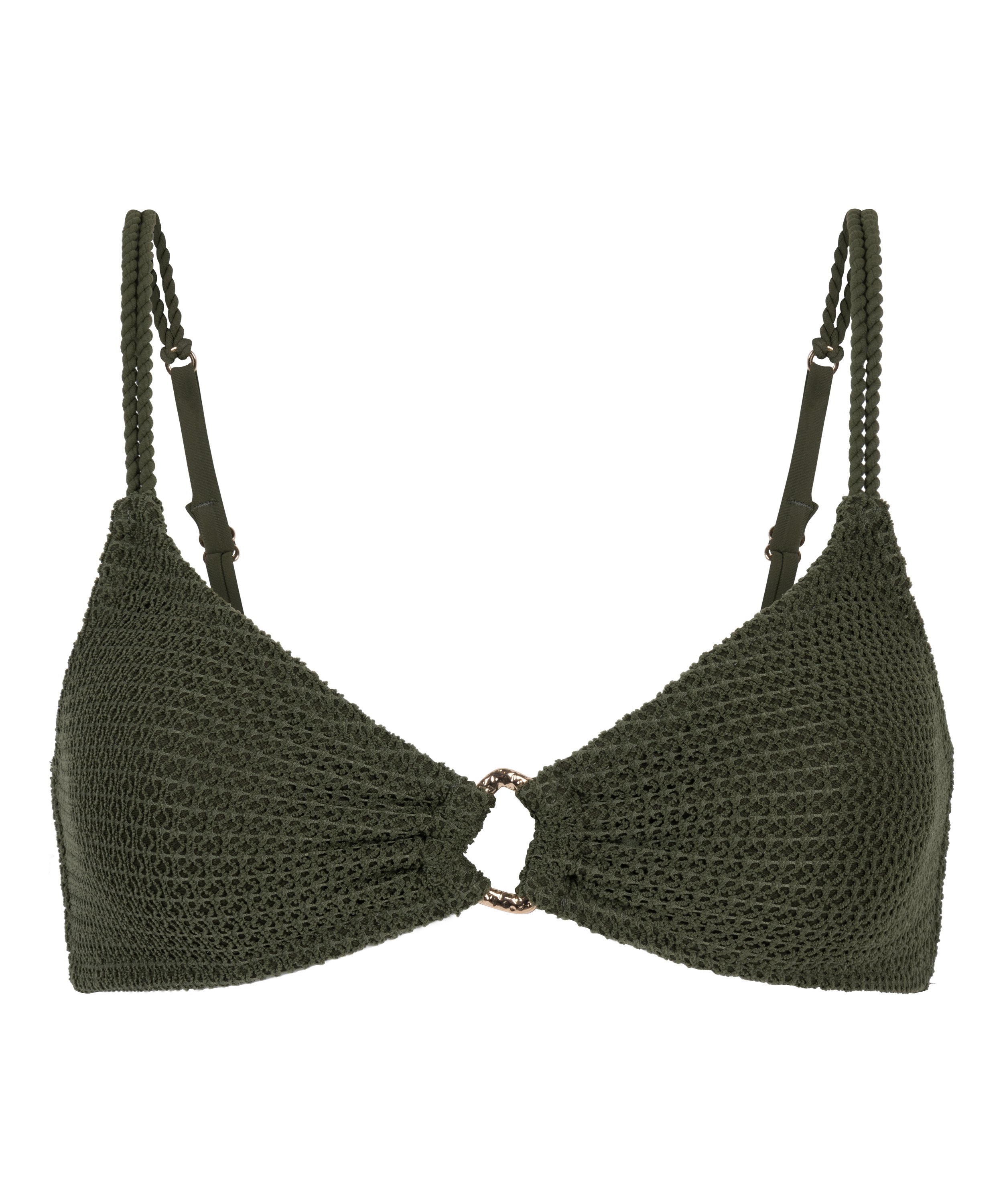 Cairo Bikini Top, Green, main