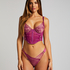 Constance Non-Padded Underwired Longline Bra, Purple