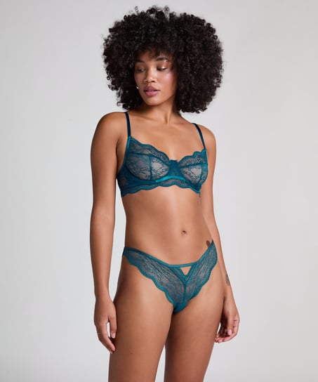 Isabelle Non-Padded Underwired Bra, Blue