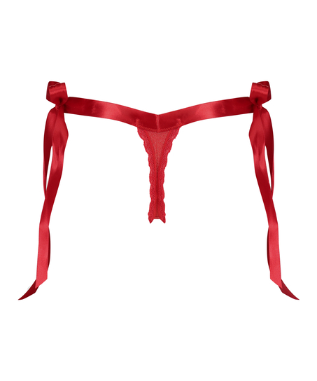 Berry Extra Low Rise Thong, Red