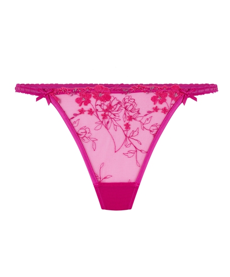 Peonie Highleg Thong, Pink