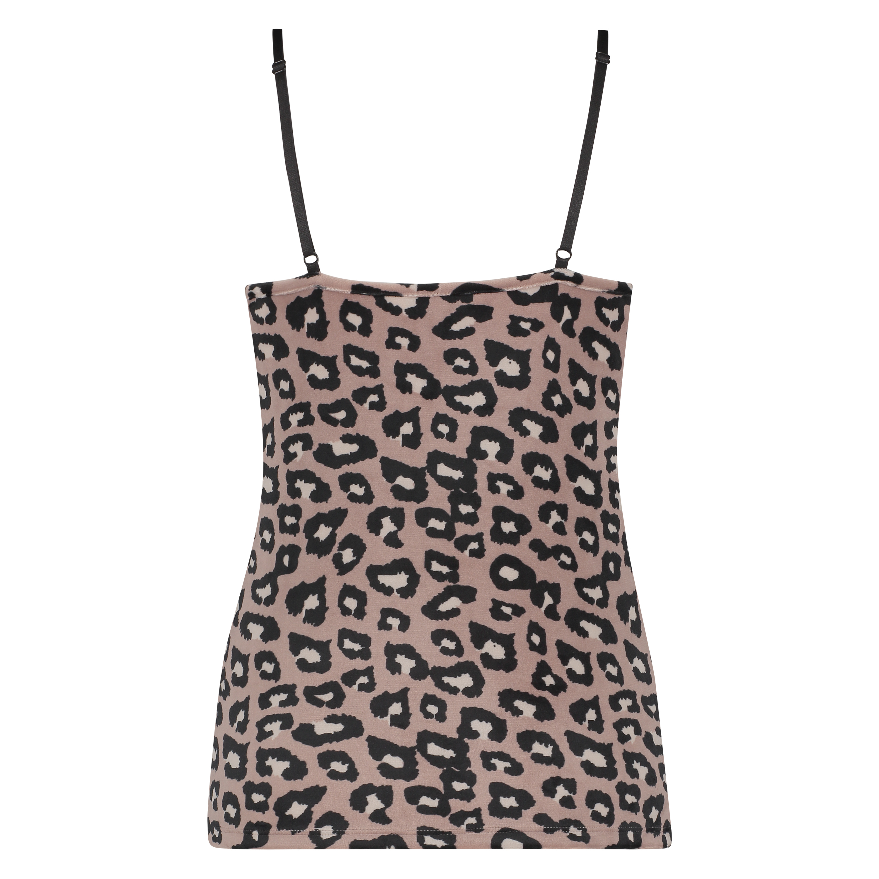 Leopard Velvet Cami, Pink, main