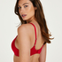 Mona Padded Non-wired Bra, Red