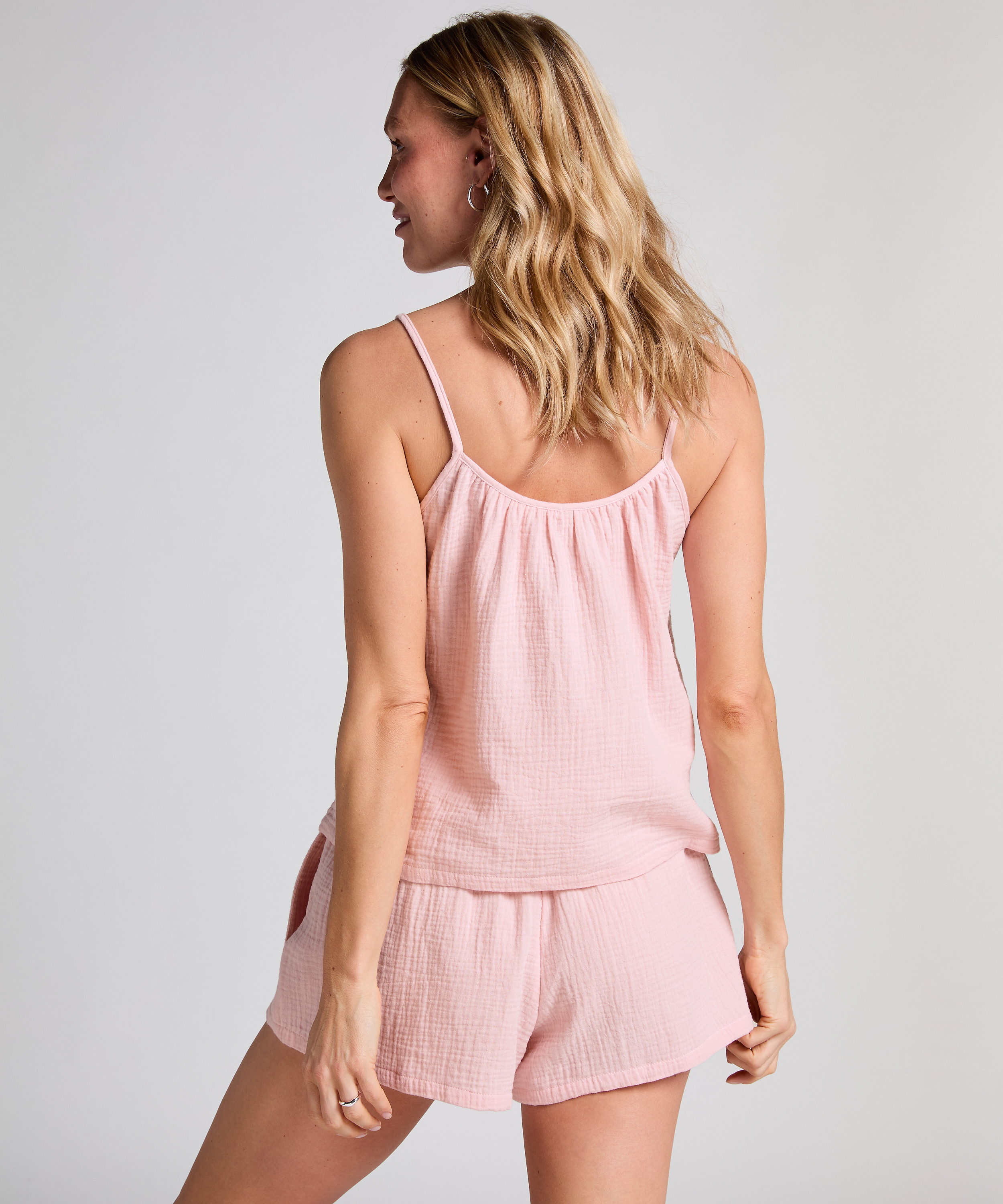 Muslin Cami, Pink, main