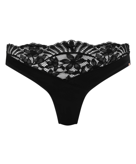 Poppy thong, Black
