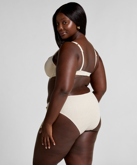 Crochet Bikini Bottoms, White