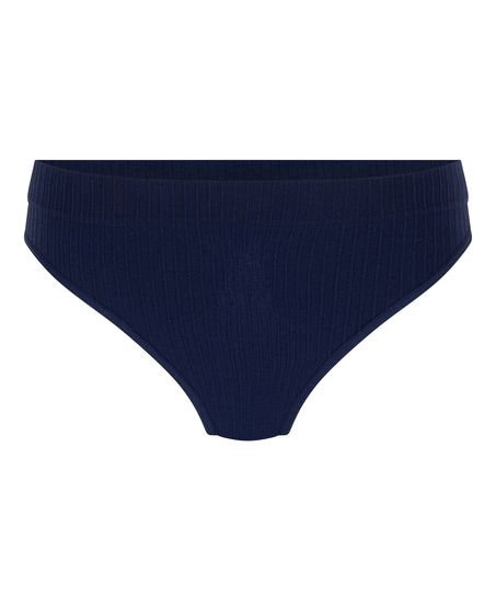 Dianne High Leg Thong, Blue