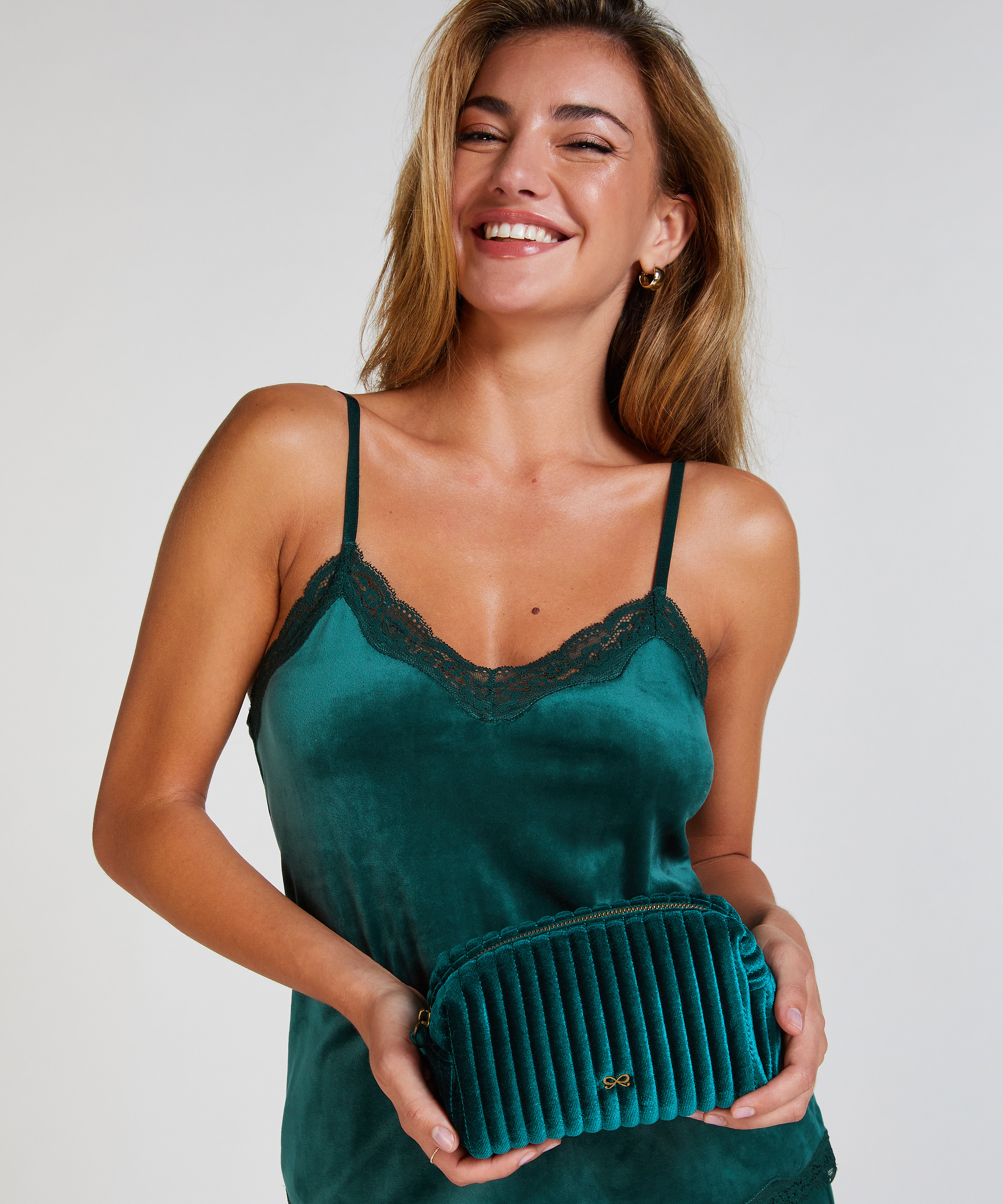 Make-up Bag, Green, main