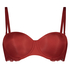 Angie Padded Underwired Strapless Bra, Red