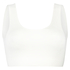 Seamless bralette, White