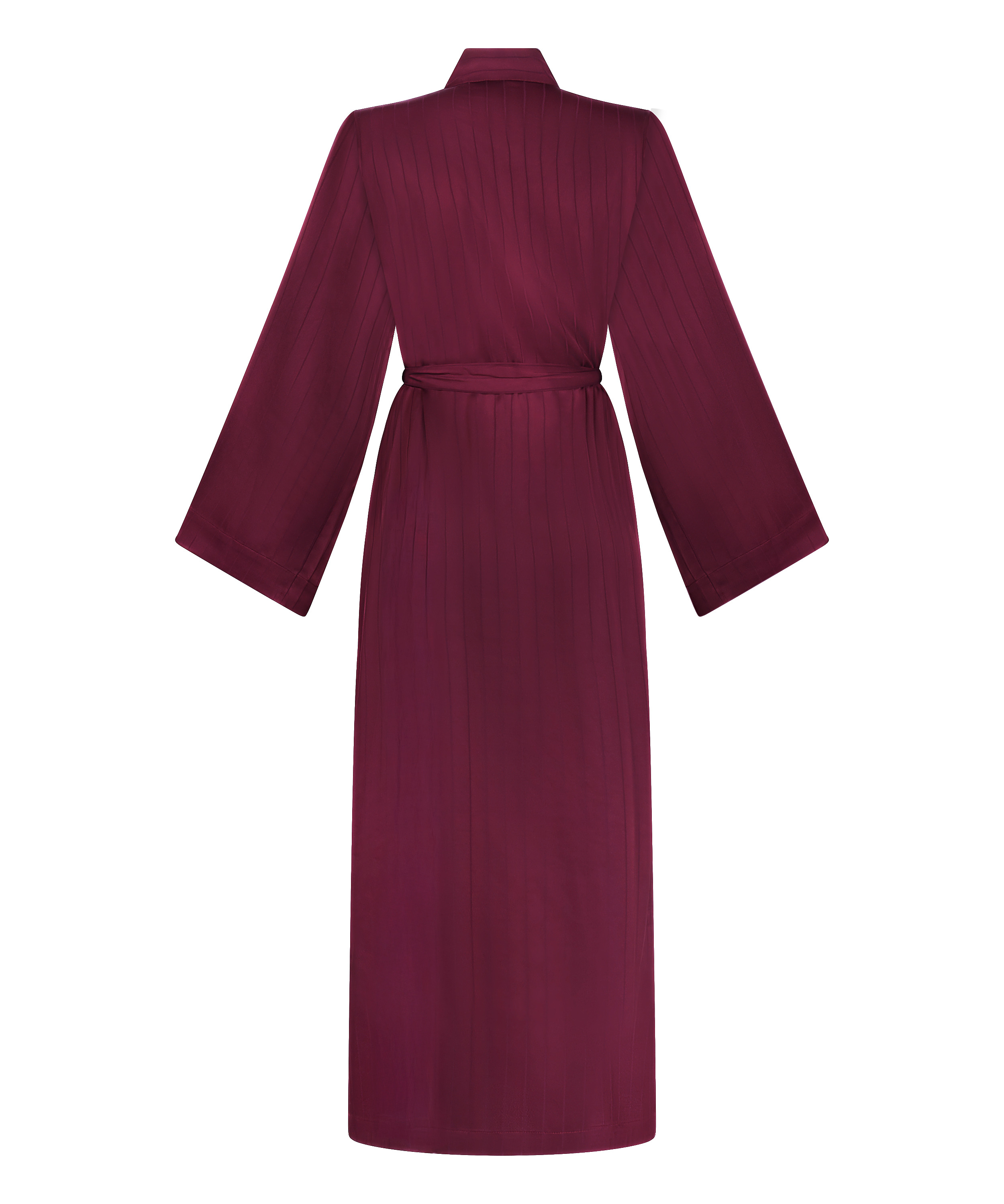 Satin Pinstripe Kimono, Purple, main