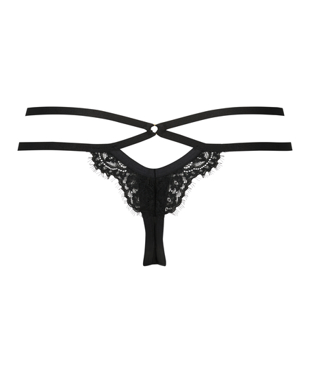 Elizabeth thong, Black