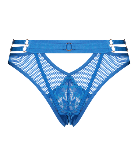 Pleasure Open Crotch Brazilian, Blue