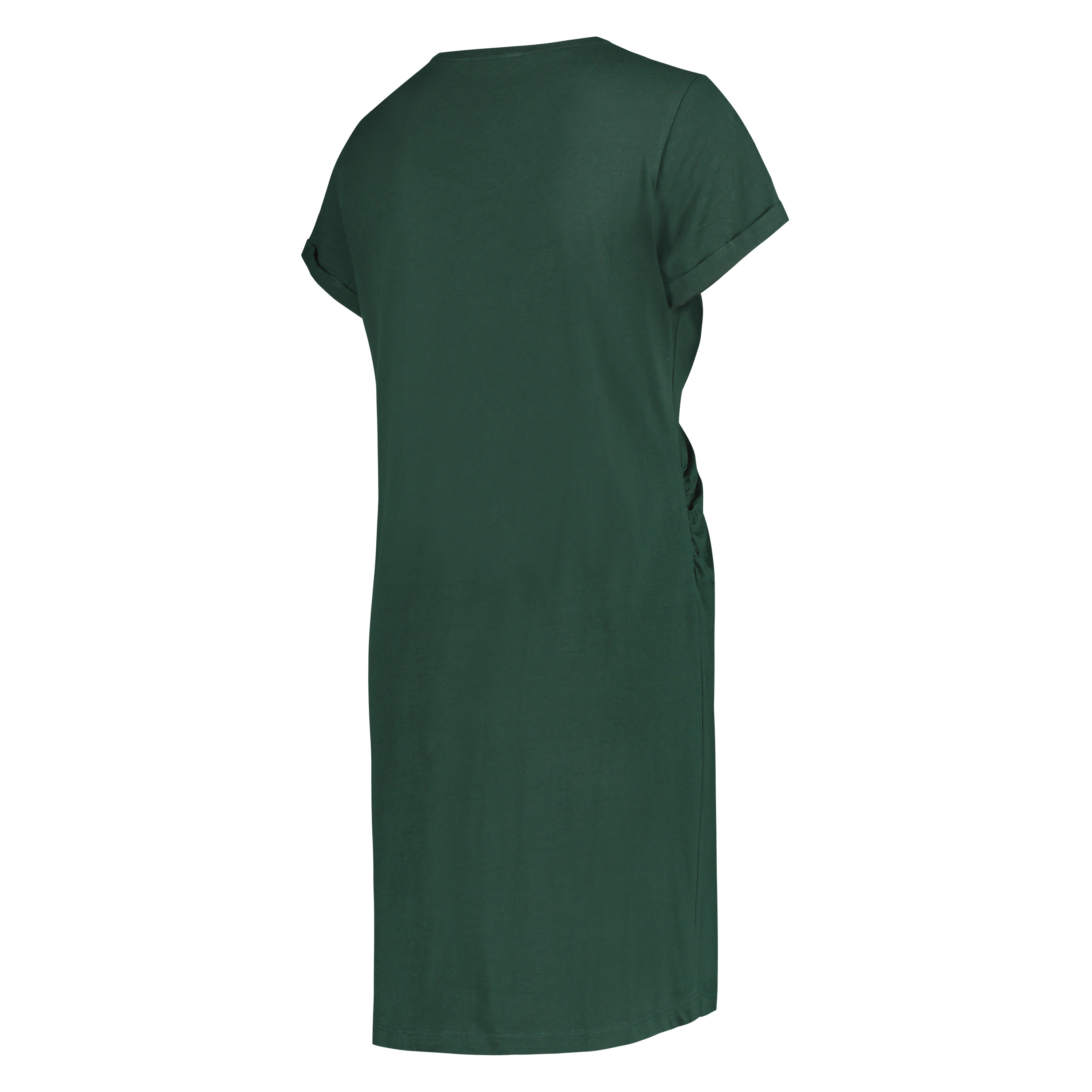 Short-Sleeved Maternity Nightshirt, Green, main