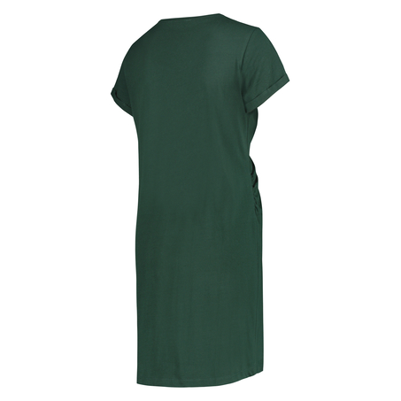 Short-Sleeved Maternity Nightshirt, Green
