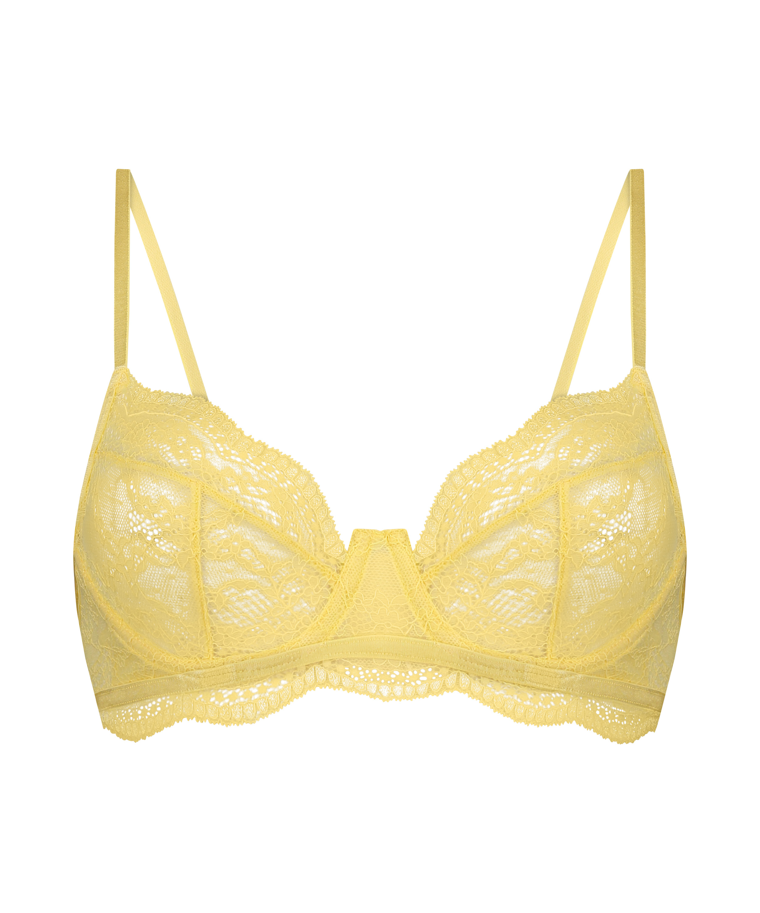 Isabelle Non-Padded Underwired Bra, Yellow, main