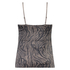 Zebra Velour Cami, Grey