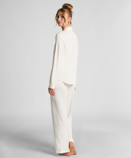 Essential Jersey Long-Sleeved Jacket, White
