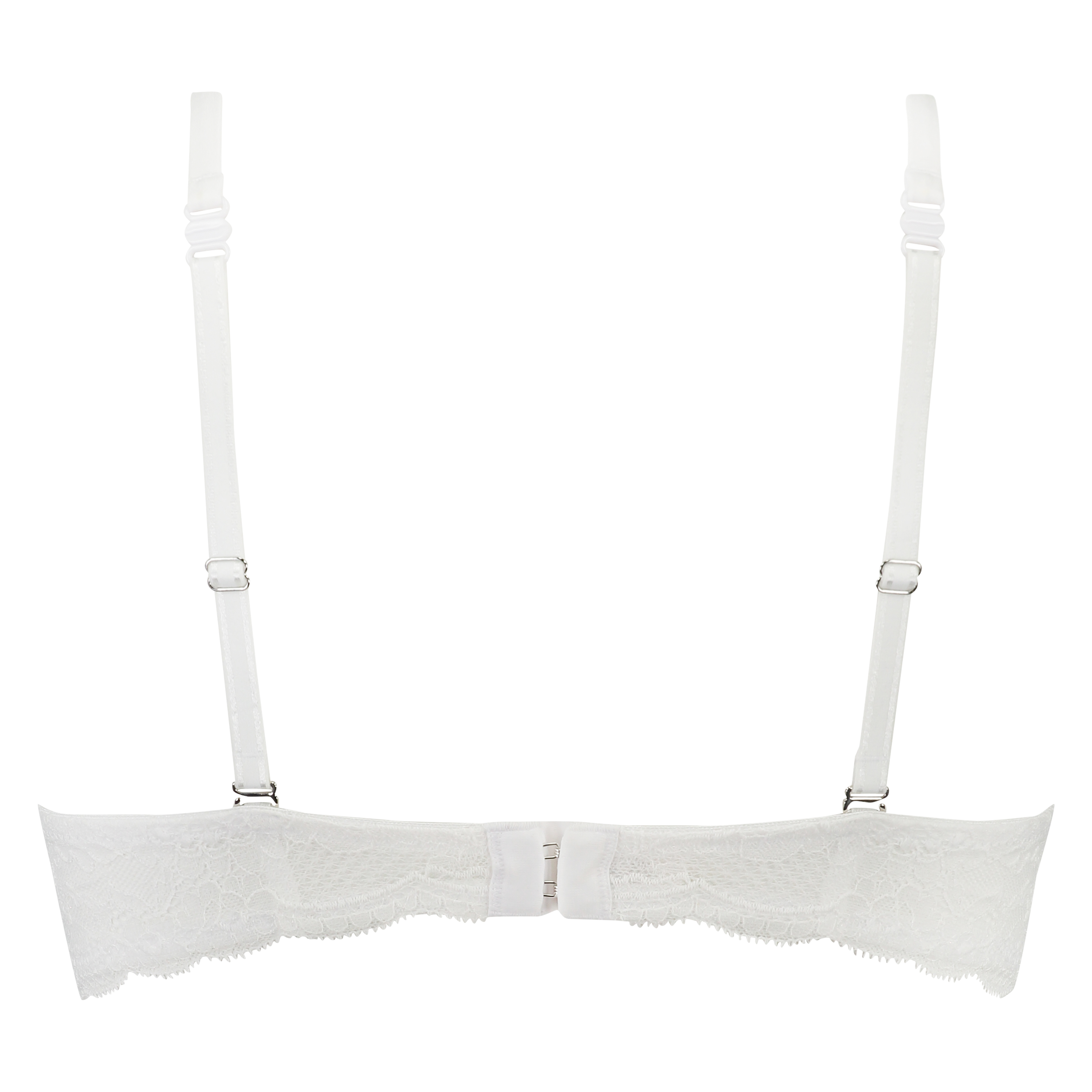 Angie Padded Underwired Bra, White, main