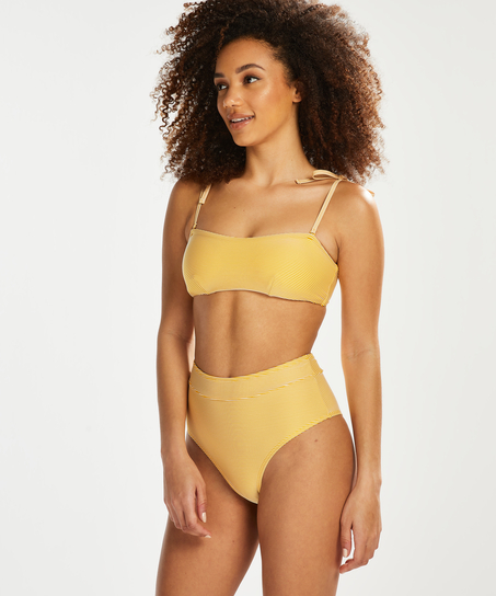 Carmel Brazilian high bikini bottoms, Yellow