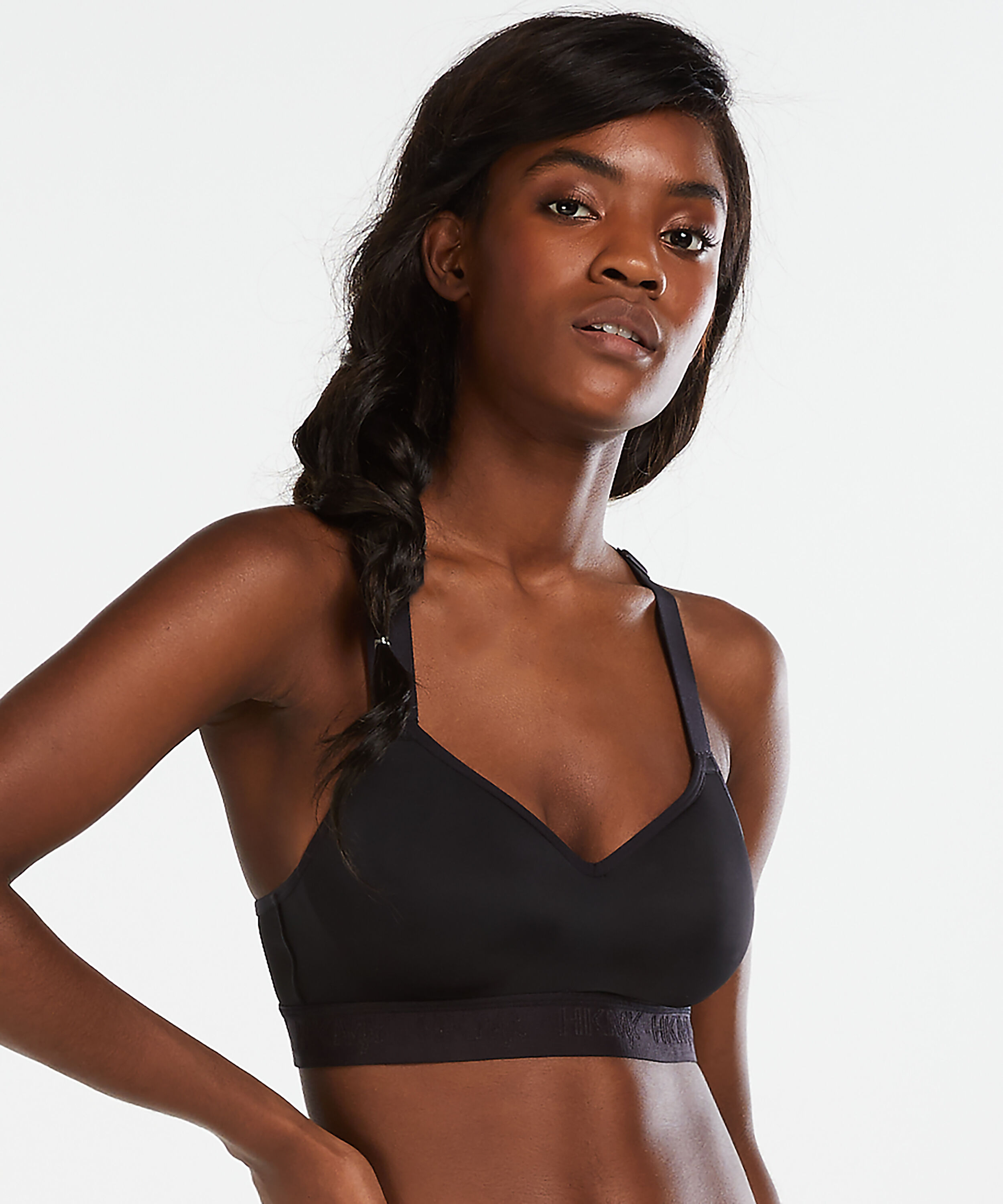 HKMX Sports bra The All Star Level 2, Black