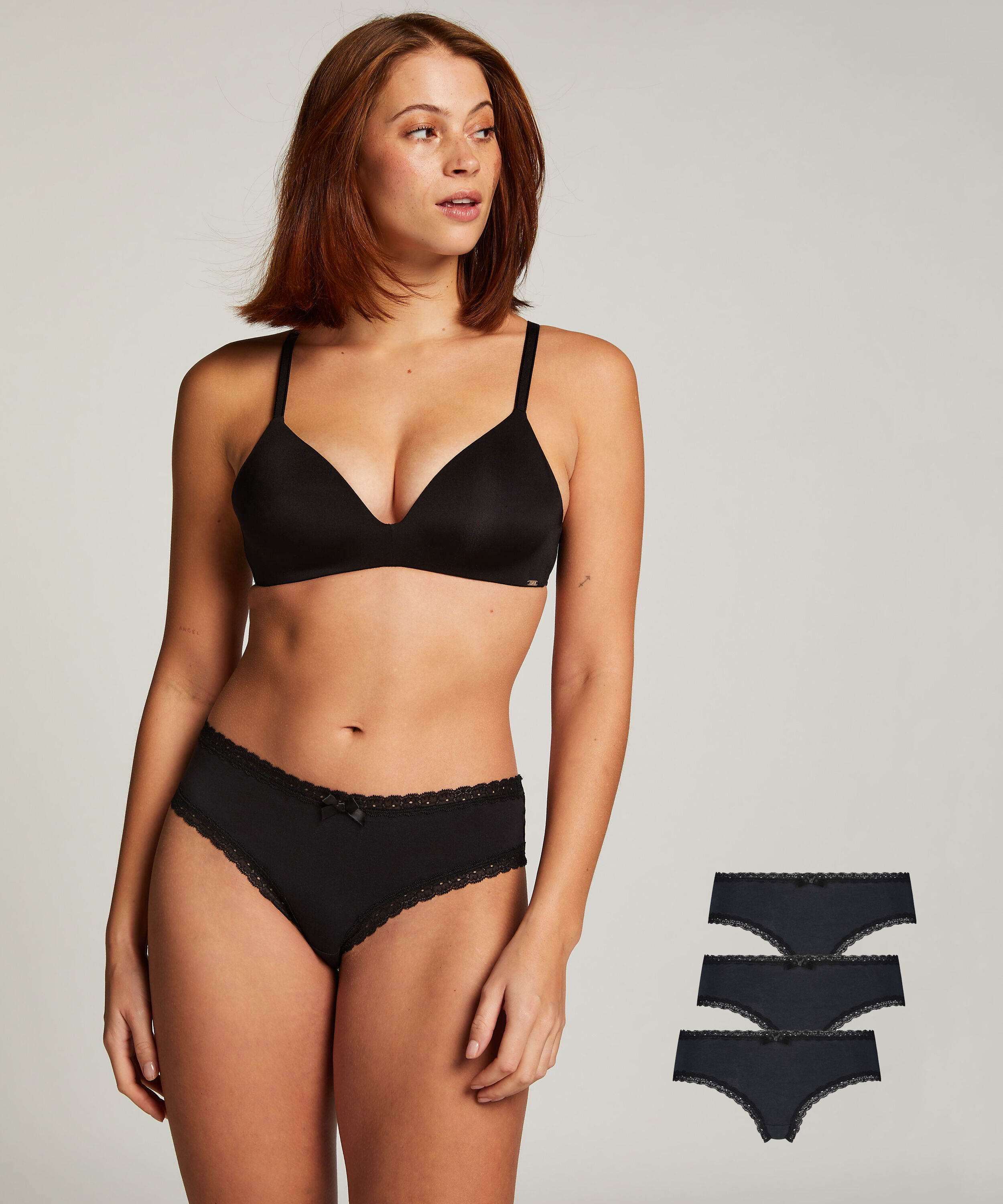 3-pack Georgia Cotton Brazilian shorts