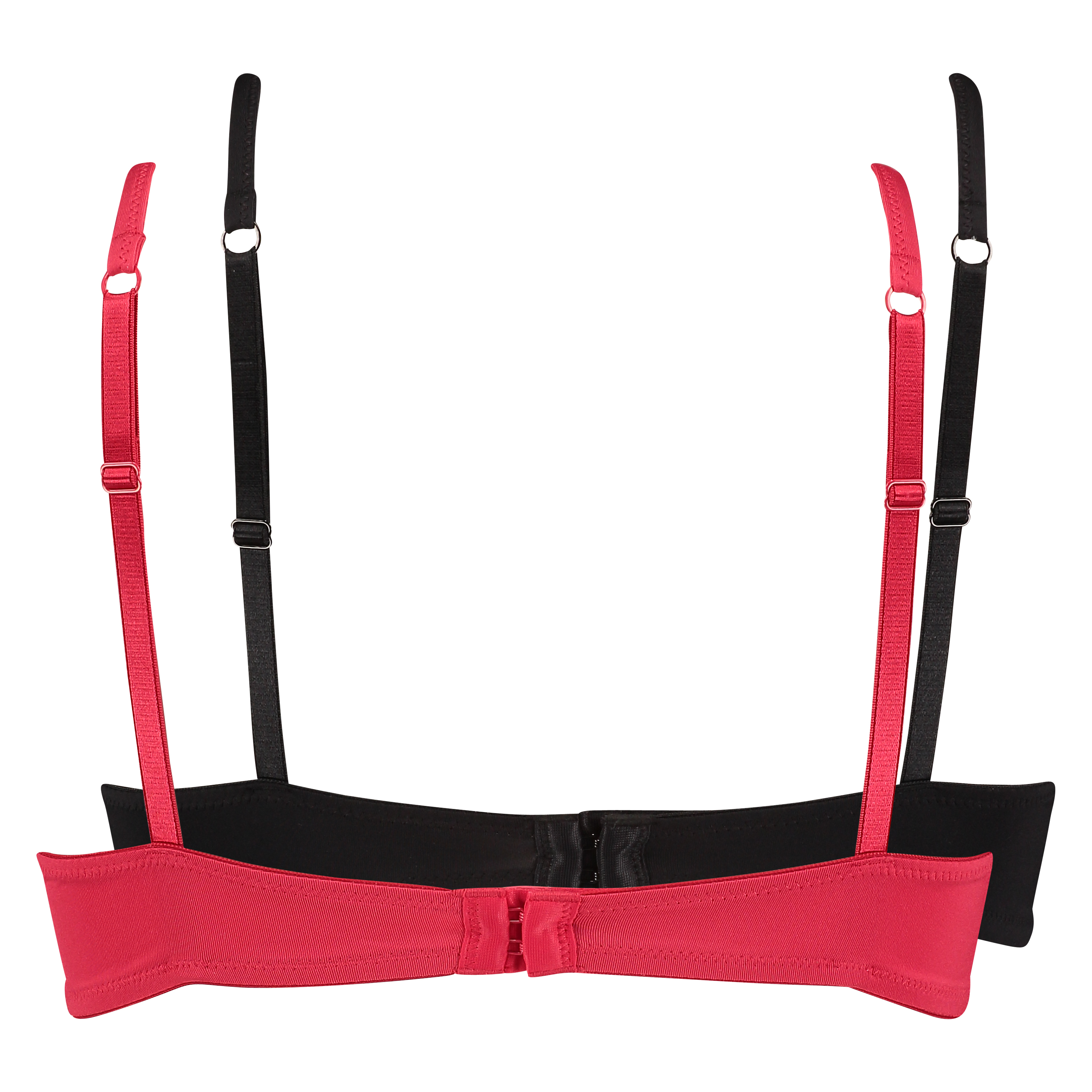 2-Pack Padded Underwired Bra, Black, main