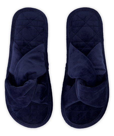 Twisted Kate slippers, Blue