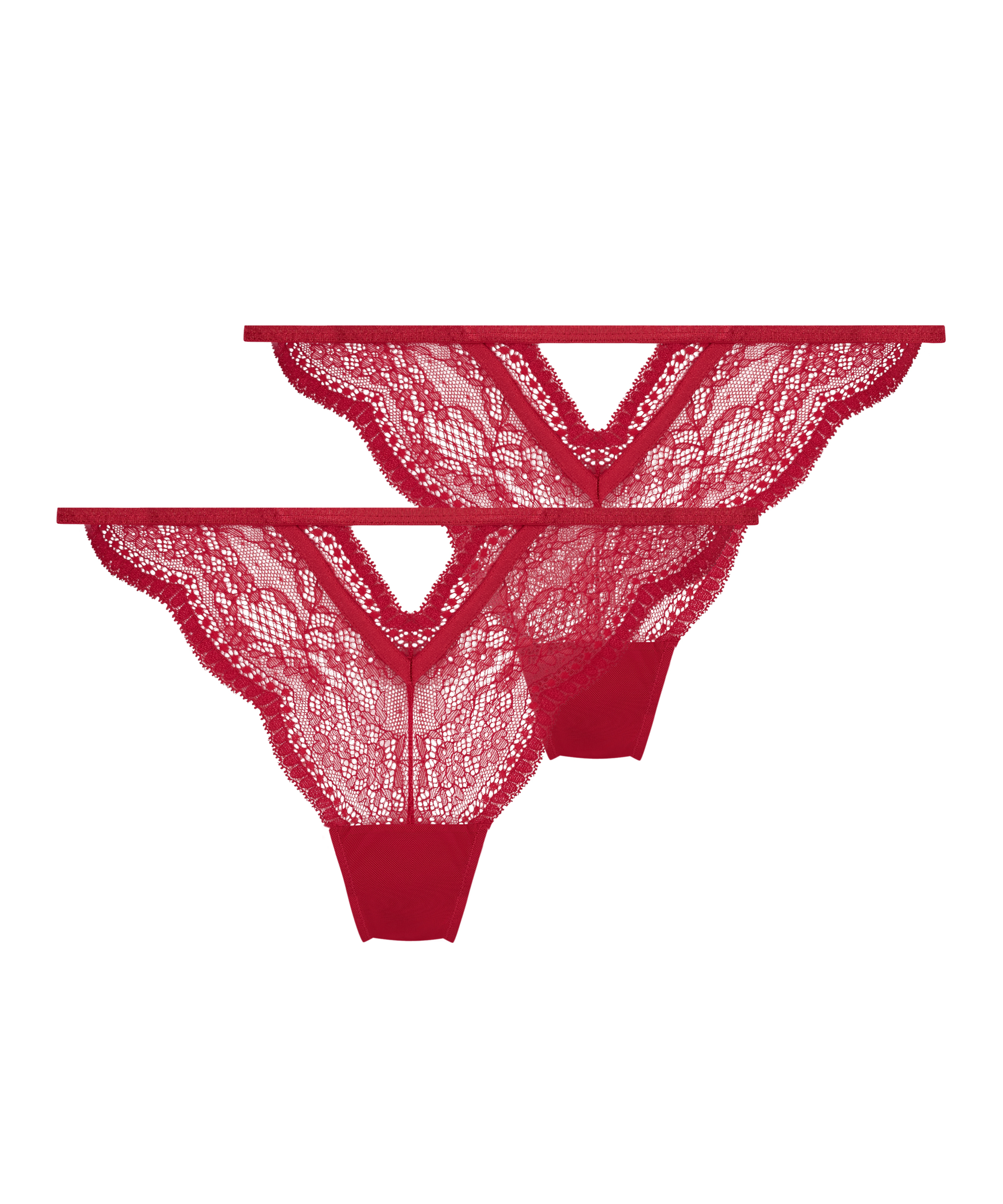2-pack Isabelle Brazilian knickers, Red, main