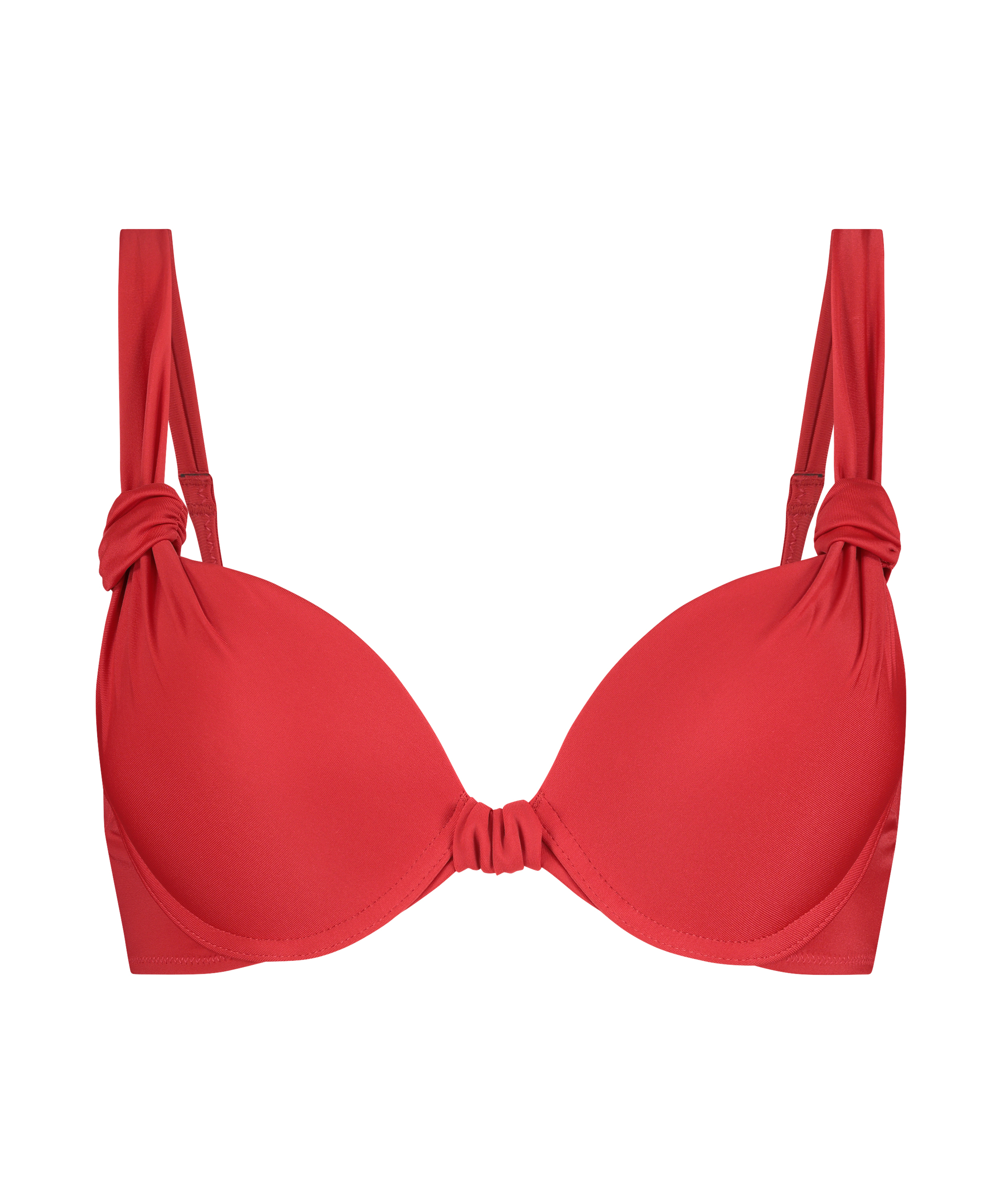 Luxe push-up bikini top Cup A - E, Red, main