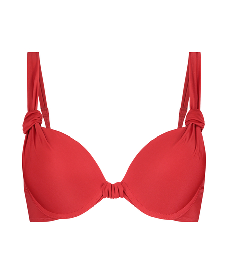 Luxe push-up bikini top Cup A - E, Red