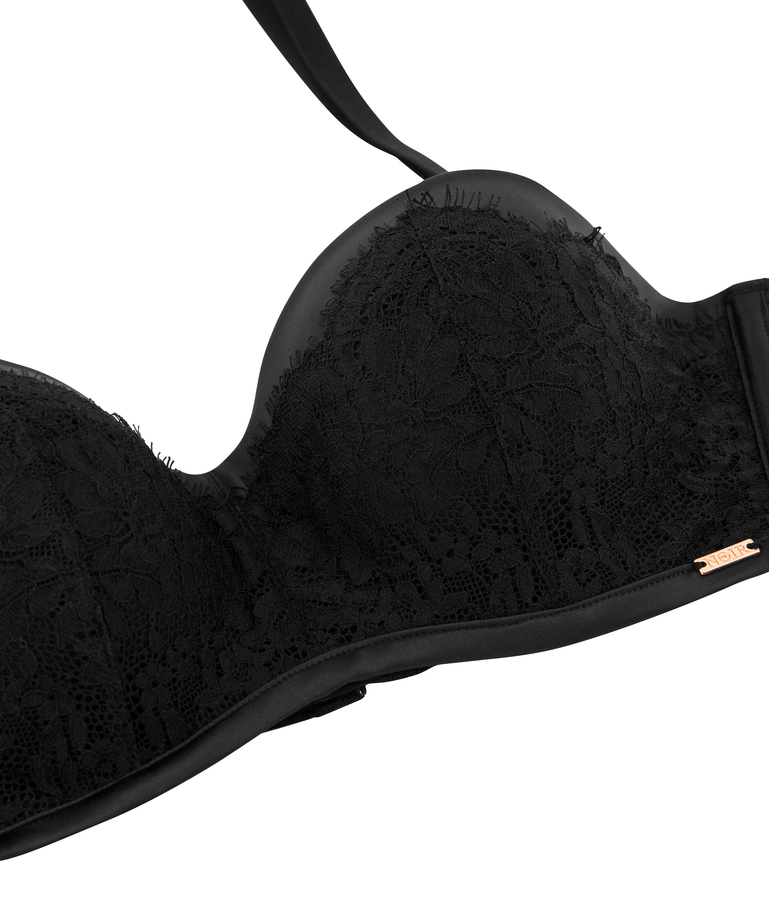 Chalice Padded Strapless Underwired Bra, Black, main