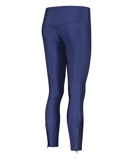 HKMX High Waisted Shine Sports leggings, Blue