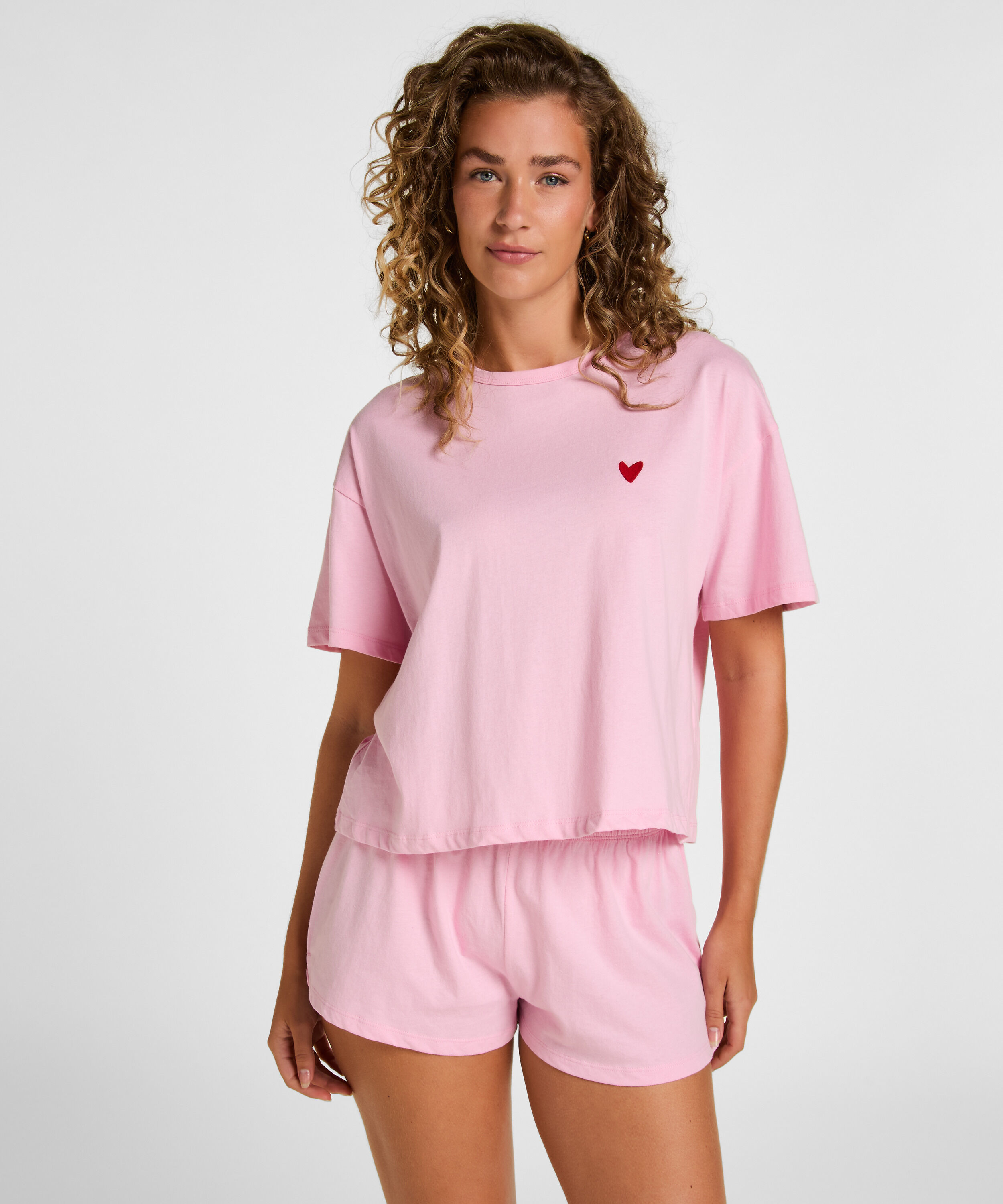 Pyjamaset Cotton, Pink Pyjamaset Cotton, Pink