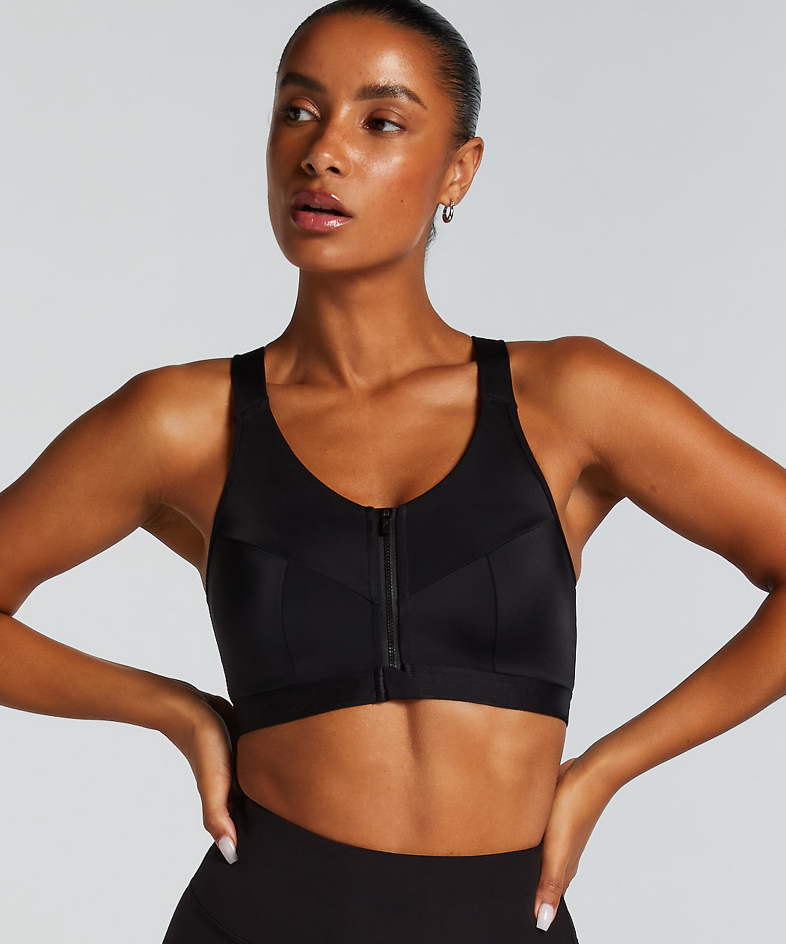 HKMX Sports bra The Pro Level 3, Black, main